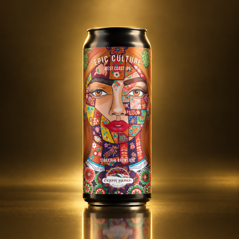 Epic Culture- Čierny kamen / Sibeeria - West coast  IPA