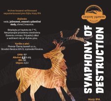 Symphony of destruction - DDH Hazy IPA 30L keg