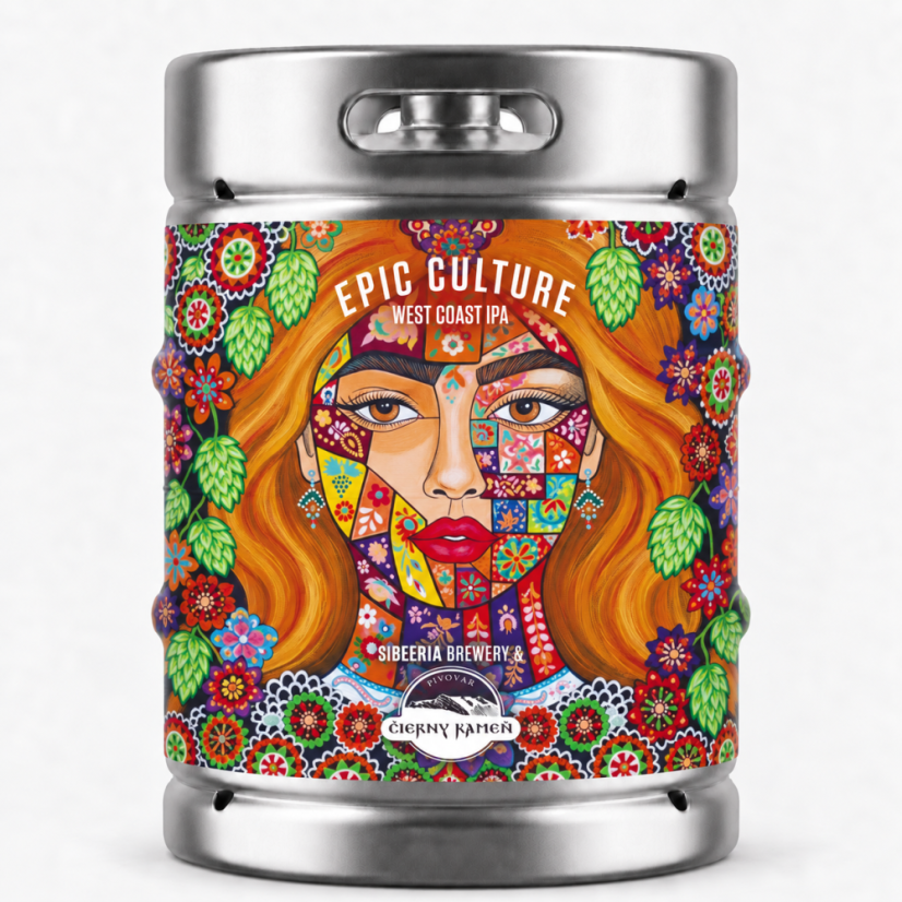 Epic Culture- Čierny kamen / Sibeeria - West coast  IPA 14 - keg 30L